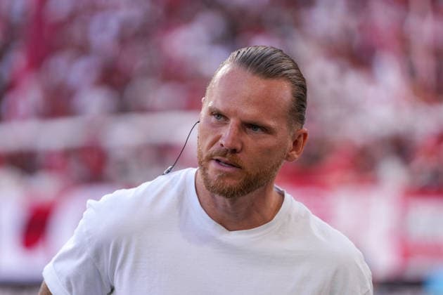 Eugen Polanski (Borussia Mönchengladbach, Cheftrainer) , Deutschland, Fussball, 1. Bundesliga, 3.Spieltag, 2026 2027, SC Freiburg vs. Borussia Mönchengladbach, 12.09.2026, Europa-Park Stadion, Freiburg Freiburg Europa-Park Stadion Baden-Württemberg Deutschland Copyright: xArnexAmbergx