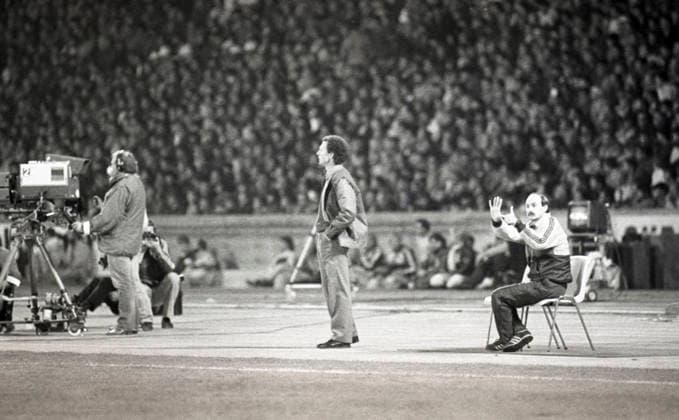 Fotboll, VM-Kval, Västtyskland: Franz Beckenbauer, Förbundskapten, Västtyskland Köln Tyskland Copyright: xLennartxManssonx