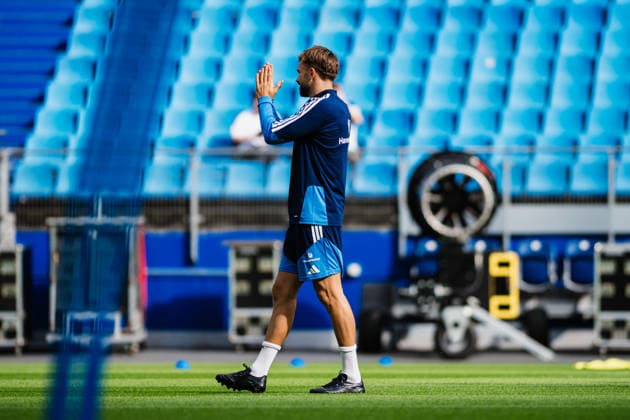 Training Hamburger SV, 15.09.2026 Mario Vuskovic (Hamburger SV, 44) ist im Training zurück; Fußball, Training, Rückkehr Mario Vuskovic: Training Hamburger SV am 15.09.2026 im Volksparkstadion, Hamburg DFL REGULATIONS PROHIBIT ANY USE OF PHOTOGRAPHS AS IMAGE SEQUENCES AND OR QUASI-VIDEO. Copyright: xBEAUTIFULxSPORTS Tonhäuserx