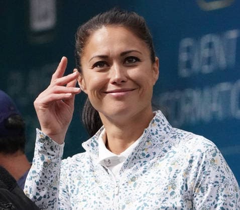 Golf - DP World Tour (European Tour) ˜Rolex Series™ - 2026 BMW PGA, Golf Herren Championship - Celebrity Pro-Am Round - West Course, Wentworth Club - Wednesday 16th September 2026 Sam Quek Ex England Hockey player after finishing at the 18th hole