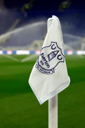 16th September 2026; Everton Stadium, Liverpool, England; Carabao Cup Football, Everton versus Wolverhampton Wanderers; Everton corner flag before the kick off AlanxMartin