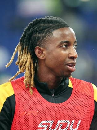 16th September 2026; Everton Stadium, Liverpool, England; Carabao Cup Football, Everton versus Wolverhampton Wanderers; Tawanda Chirewa of Wolverhampton Wanderers in the warm up AlanxMartin