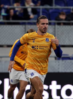 16th September 2026; Everton Stadium, Liverpool, England; Carabao Cup Football, Everton versus Wolverhampton Wanderers; Jack Grealish of Everton in the warm up AlanxMartin