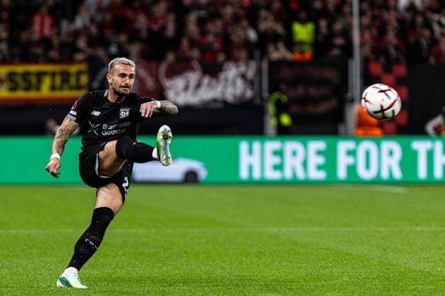 UEFA Europa League: Bayer 04 Leverkusen - NK Celje; 16.09.2026 Aleix Garcia (Bayer 04 Leverkusen, 24) UEFA Europa League 1. Spieltag: Bayer 04 Leverkusen - NK Celje; BayArena, Leverkusen; 16.09.2026 Copyright: xBEAUTIFULxSPORTS Buriakovx