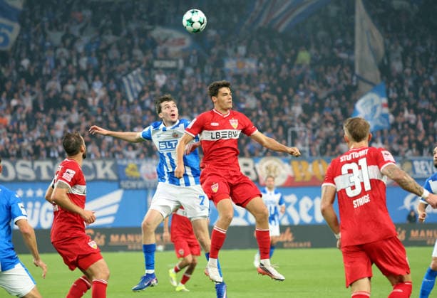 16.09.26 FC Hansa Rostock - VfB Stuttgart II Deutschland, Rostock, 16.09.2026, Fussball, 3. Liga, Saison 2026 2027, FC Hansa Rostock - VfB Stuttgart II (3:2): Lauri Penna (VfB Stuttgart II).