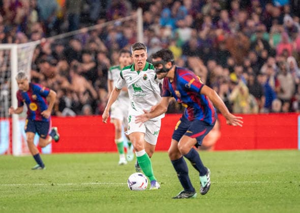ESP: LaLiga EA Sports FC Barcelona, Barca v Racing Santander Inigo Sainz-Maza of Racing de Santander during LaLiga EA Sports between FC Barcelona v Racing Santander played at Spotify Camp Nou Stadium in Barcelona on September 16, 2026 in Spain Spain Futbol Copyright: xAgenciaxLOFx