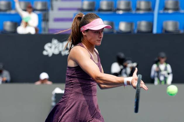 WTA, Tennis Damen GUADALAJARA OPEN 2026 WTA GUADALAJARA OPEN 2026 ZEYNEP SONMEZ VS IVA JOVIC 16092026 GUADALAJARA, JALISCO. Action photo of Zeynep Sonmez of Turkey, during a match of the WTA Guadalajara Open 2026, held at the Centro Panamericano de Tenis of Guadalajara, Jalisco, Mexico. Foto de accion de eynep Sonmez de Turquia, durante juego del WTA Guadalajara Open 2026 celebrado en el Centro Panamericano de Tenis de Guadalajara, Jalisco, Mexico PHOTO BY IMAGENSHOP AGENCIA FOTOGRAFICA GUADALAJARA JALISCO MEXICO Copyright: xIMAGENSHOPxAGENCIAxFOTOGRAFICAx