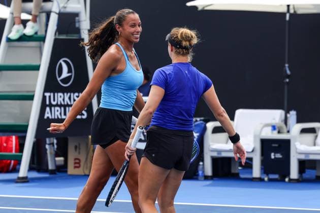 WTA, Tennis Damen GUADALAJARA OPEN 2026 WTA GUADALAJARA OPEN 2026 DALAYNA HEWITT CATHERINE HARRISON VS KATARZYNA PITER QUINN GLEASON 16092026 GUADALAJARA, JALISCO. Action photo of Dalayna Hewitt and Catherine Harrison, during a match of the WTA Guadalajara Open 2026, held at the Centro Panamericano de Tenis of Guadalajara, Jalisco, Mexico. Foto de accion de Dalayna Hewitt y Catherine Harrison, durante juego del WTA Guadalajara Open 2026 celebrado en el Centro Panamericano de Tenis de Guadalajara, Jalisco, Mexico PHOTO BY IMAGENSHOP AGENCIA FOTOGRAFICA GUADALAJARA JALISCO MEXICO Copyright: xIMAGENSHOPxAGENCIAxFOTOGRAFICAx