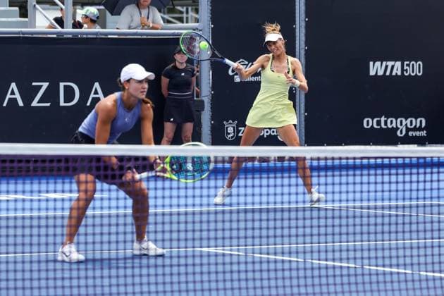 WTA, Tennis Damen GUADALAJARA OPEN 2026 WTA GUADALAJARA OPEN 2026 DALAYNA HEWITT CATHERINE HARRISON VS KATARZYNA PITER QUINN GLEASON 16092026 GUADALAJARA, JALISCO. Action photo of Katarzyna Piter and Quinn Gleason during a match of the WTA Guadalajara Open 2026, held at the Centro Panamericano de Tenis of Guadalajara, Jalisco, Mexico. Foto de accion de Katarzyna Piter y Quinn Gleason, durante juego del WTA Guadalajara Open 2026 celebrado en el Centro Panamericano de Tenis de Guadalajara, Jalisco, Mexico PHOTO BY IMAGENSHOP AGENCIA FOTOGRAFICA GUADALAJARA JALISCO MEXICO Copyright: xIMAGENSHOPxAGENCIAxFOTOGRAFICAx