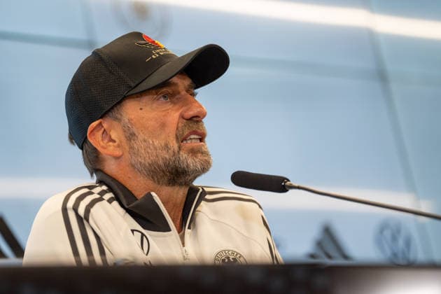 17.09.2026, GER, Nominierungs-Pressekonferenz UEFA Nations League 2026 2027 - mit Bundestrainer Jürgen Klopp Jürgen Klopp (Bundestrainer Chef-Trainer, Deutschland) Frankfurt DFB-Campus Frankfurt Deutschland Copyright: xnordphotoxGmbHx xChristianxSchulzex