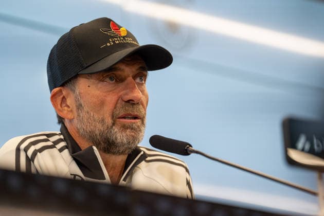 17.09.2026, GER, Nominierungs-Pressekonferenz UEFA Nations League 2026 2027 - mit Bundestrainer Jürgen Klopp Jürgen Klopp (Bundestrainer Chef-Trainer, Deutschland) Frankfurt DFB-Campus Frankfurt Deutschland Copyright: xnordphotoxGmbHx xChristianxSchulzex