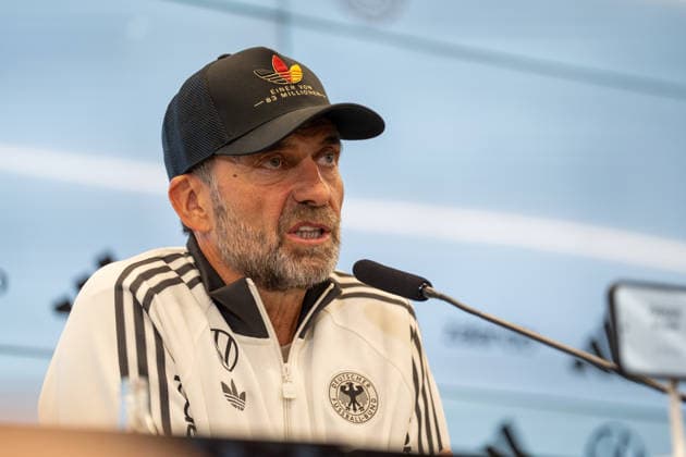 17.09.2026, GER, Nominierungs-Pressekonferenz UEFA Nations League 2026 2027 - mit Bundestrainer Jürgen Klopp Jürgen Klopp (Bundestrainer Chef-Trainer, Deutschland) Frankfurt DFB-Campus Frankfurt Deutschland Copyright: xnordphotoxGmbHx xChristianxSchulzex