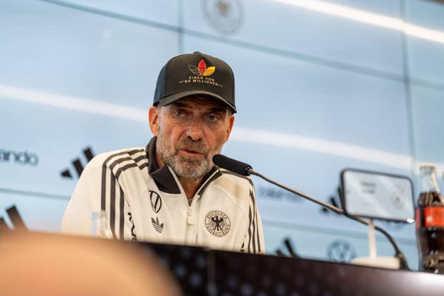 17.09.2026, GER, Nominierungs-Pressekonferenz UEFA Nations League 2026 2027 - mit Bundestrainer Jürgen Klopp Jürgen Klopp (Bundestrainer Chef-Trainer, Deutschland) Frankfurt DFB-Campus Frankfurt Deutschland Copyright: xnordphotoxGmbHx xChristianxSchulzex