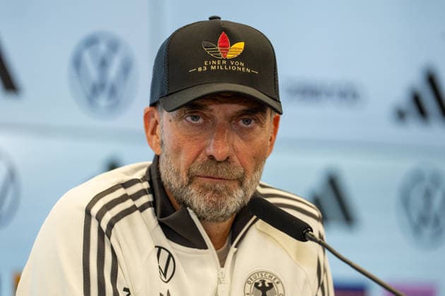 17.09.2026, GER, Nominierungs-Pressekonferenz UEFA Nations League 2026 2027 - mit Bundestrainer Jürgen Klopp Jürgen Klopp (Bundestrainer Chef-Trainer, Deutschland) Frankfurt DFB-Campus Frankfurt Deutschland Copyright: xnordphotoxGmbHx xChristianxSchulzex