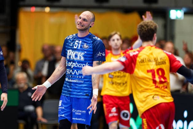 GOG v Pick Szeged, EHF Champions League Handball, Svendborg, Denmark Svendborg, Denmark. 16th, September 2026. Borut Mackovsek (51) of Pick Szeged seen during the EHF Champions League match between GOG and Pick Szeged at Arena Svendborg in Svendborg. Denmark, Svendborg, Arena Svendborg  Copyright: xGonzalesxPhoto LauxNielsenx