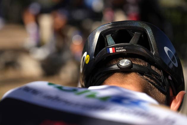 France s Mathys Rondel of Tudor Pro Cycling Team Relax of Cyclists before the Giro d™Abruzzo, stage 3 from Oricola - Piana del Cavaliere to San Benedetto dei Marsi (159 km) - Abruzzo, Italy - Thursday, September 17, 2026. - cycling.  Copyright: xFabioxFerrari LaPressex
