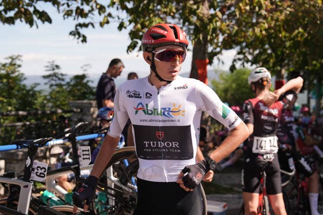 France s Mathys Rondel of Tudor Pro Cycling Team during the Giro d™Abruzzo, stage 3 from Oricola - Piana del Cavaliere to San Benedetto dei Marsi (159 km) - Abruzzo, Italy - Thursday, September 17, 2026. - cycling.  Copyright: xMassimoxPaolone LaPressex