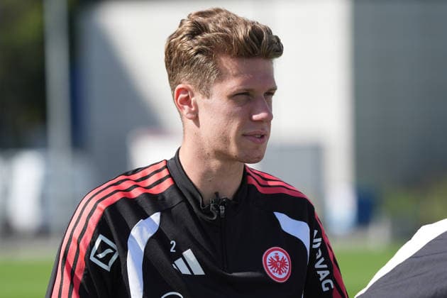 Elias Baum (Eintracht Frankfurt) - 17.09.2026 Bundesliga, Saison 26 27: Eintracht Frankfurt Training
