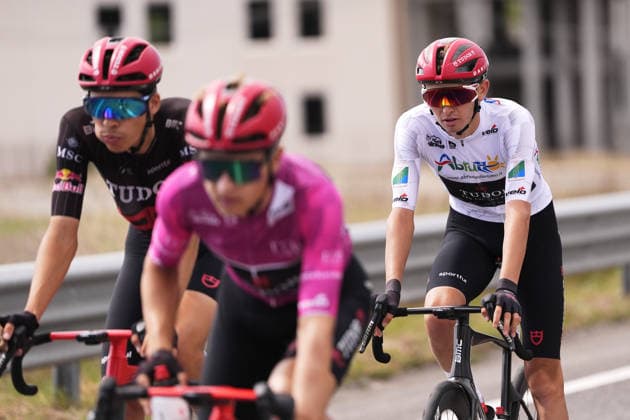 France s Mathys Rondel of Tudor Pro Cycling Team during the Giro d™Abruzzo, stage 3 from Oricola - Piana del Cavaliere to San Benedetto dei Marsi (159 km) - Abruzzo, Italy - Thursday, September 17, 2026. - cycling.  Copyright: xFabioxFerrari LaPressex