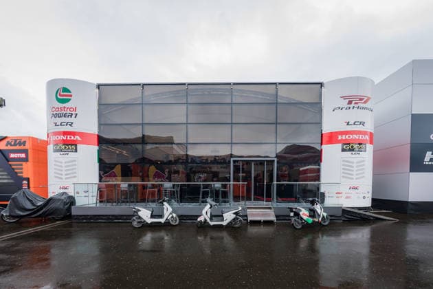 MOTORSPORTS - MotoGP, GP of Austria 2026 SPIELBERG,AUSTRIA,17.SEP.26 - MOTORSPORTS - MotoGP, Grand Prix of Austria, Red Bull Ring, preview. Image shows the motorhome of Pro Honda LCR.  GEPAxpictures xMatthiasxTrinkl