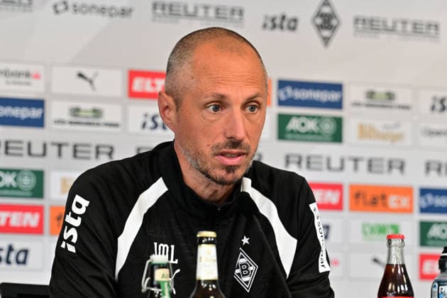 17.09.2026; Moenchengladbach; Fussball, Herren, Saison 2026 2027, Pressekonferenz Borussia Moenchengladbach vor dem Spiel gegen 1. FSV Mainz 05 Jan-Moritz Lichte (Interimstrainer Gladbach) DFL regulations prohibit any use of photographs as image sequences and or quasi-video. ista-Borussia-Park Nordrhein-Westfalen Deutschland