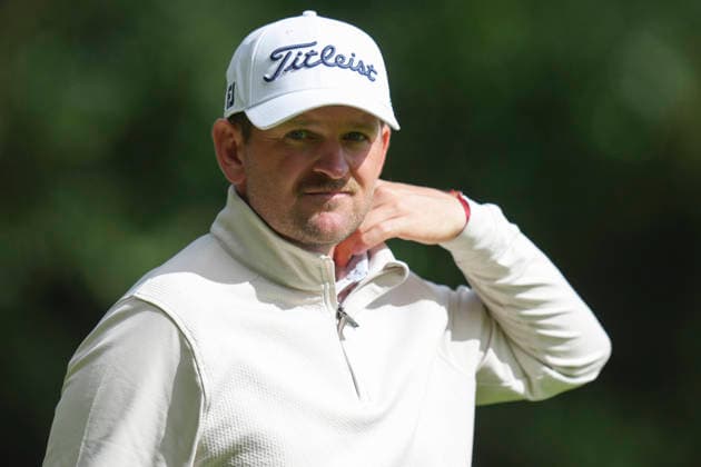 VIRGINIA WATER, ENGLAND - SEPTEMBER 17: Bernd Wiesberger (AUT) walks from the second tee during Round 1 at the BMW PGA, Golf Herren Championship at Wentworth Golf Club, Virginia Water on September 17, 2026 in Surrey, England The BMW PGA Championship