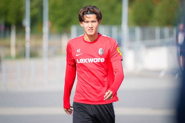 Fussball, Bundesliga, Herren, Training SC Freiburg - Europa-Park-Stadion, Europa Park Stadion,: Keisuke Goto (SC Freiburg, 42) Freiburg Europa Park Stadion Baden-Württemberg Deutschland Copyright: xFINLEYxMÖRCHx