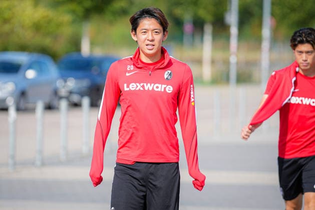 Fussball, Bundesliga, Herren, Training SC Freiburg - Europa-Park-Stadion, Europa Park Stadion,: Rihito Yamamoto (SC Freiburg, 20) Freiburg Europa Park Stadion Baden-Württemberg Deutschland Copyright: xFINLEYxMÖRCHx