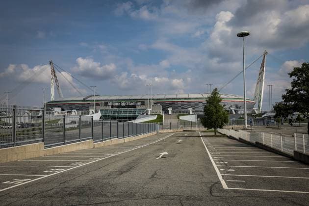 TURIN , 17-09-2026 , Allianz Stadium, season 2026 2027 , Europa League phase , match between Juventus and NEC Nijmegen , picture shows outside view Allianz Stadium Juventus - NEC  x207181450x Copyright: