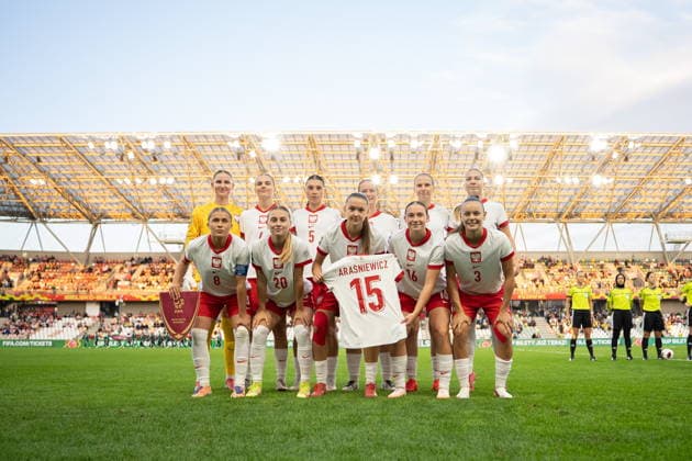 BIELSKO BIALA 17.09.2026 MISTRZOSTWA SWIATA W PILCE NOZNEJ KOBIET DO LAT 20 2026 MECZ: POLSKA - KOLUMBIA --- FIFA U-20 WOMEN S WORLD CUP 2026 MATCH: POLAND - COLUMBIA JULIA WOZNIAK MAGDA PIEKARSKA EMILIA SOBIERAJSKA ZOFIA PAGOWSKA MARTYNA BARTCZAK KRYSTYNA FLIS ZUZANNA WITEK LENA SWIRSKA INEZ SIKORA OLIWIA ZWIAZEK ZUZANNA GRZYWINSKA FOT. MATEUSZ WIEWIORKA 400MM.PL NEWSPIX.PL --- newspix.pl