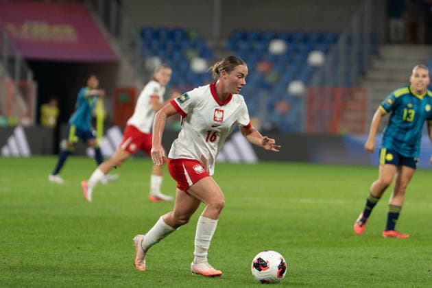 BIELSKO BIALA 17.09.2026 MISTRZOSTWA SWIATA W PILCE NOZNEJ KOBIET DO LAT 20 2026 MECZ: POLSKA - KOLUMBIA --- FIFA U-20 WOMEN S WORLD CUP 2026 MATCH: POLAND - COLUMBIA ZUZANNA GRZYWINSKA FOT. MATEUSZ WIEWIORKA 400MM.PL NEWSPIX.PL --- newspix.pl
