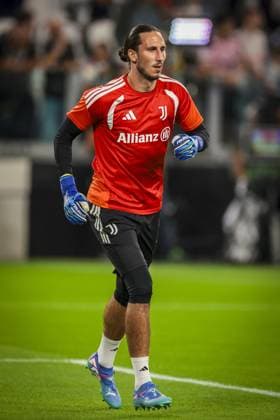 TURIN , 17-09-2026 , Allianz Stadium , season 2026 2027 , Europa League phase , match between Juventus and NEC Nijmegen , picture shows Juventus goalkeeper Kamil Grabara during the warming up Juventus - NEC  x207185836x Copyright: