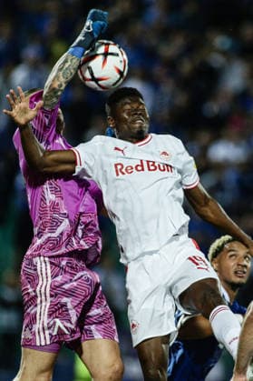 IPA88644864 - Salzburg s Karim Konate in action during the Europa League match between PFC Levski and FC Red Bull Salzburg at Vasil Levski National Stadium in Sofia, Bulgaria, on September 17, 2026  Copyright: xIvanxSxIvanov IPAxSportx xx IPA88644864