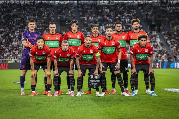 TURIN , 17-09-2026 , Allianz Stadium , season 2026 2027 , Europa League phase , match between Juventus and NEC Nijmegen , picture shows teampicture NEC Juventus - NEC  x207186419x Copyright: