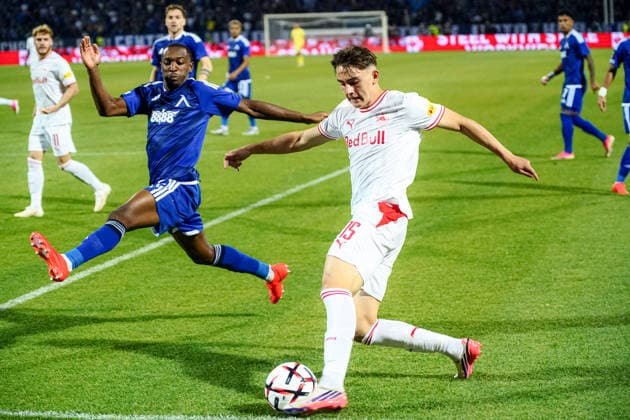 Football - Europa League - League phase - Round 1 - PFC Levski Sofia vs FC Red Bull Salzburg - 09.17.2026 Football - Europa League - League phase - Round 1: Bartosz Mazurek, 15 of FC Red Bull Salzburg during Europa League phase - Round 1 match between PFC Levski Sofia vs FC Red Bull Salzburg at Vasil Levski Stadium in Sofia, Bulgaria, on September 17th, 2026. Copyright: xYulianxTodorovx