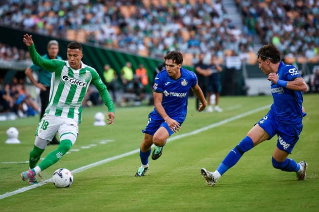 ESP: LaLiga EA Sports Real Betis v Getafe CF Nelson Alexander Deossa Suarez of Real Betis during LaLiga EA Sports match between Real Betis v Getafe CF played at La Cartuja Stadium, Seville on September 17 2026 in Spain Spain Soccer Copyright: xAgenciaxLOFx