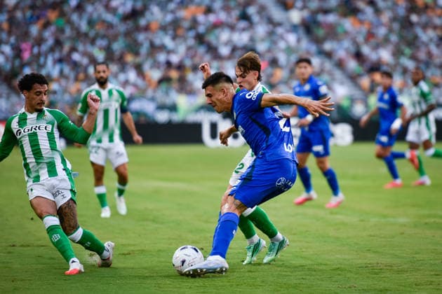 ESP: LaLiga EA Sports Real Betis v Getafe CF Zaid Romero of Getafe during LaLiga EA Sports match between Real Betis v Getafe CF played at La Cartuja Stadium, Seville on September 17 2026 in Spain Spain Soccer Copyright: xAgenciaxLOFx