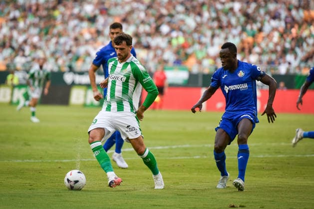 ESP: LaLiga EA Sports Real Betis v Getafe CF Troy Parrott of Real Betis during LaLiga EA Sports match between Real Betis v Getafe CF played at La Cartuja Stadium, Seville on September 17 2026 in Spain Spain Soccer Copyright: xAgenciaxLOFx