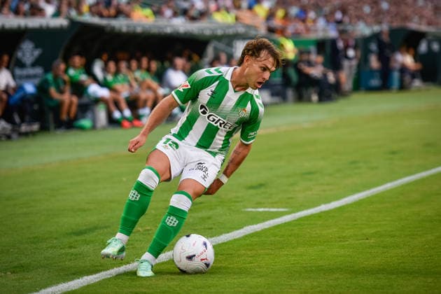 ESP: LaLiga EA Sports Real Betis v Getafe CF Angel Ortiz of Real Betis during LaLiga EA Sports match between Real Betis v Getafe CF played at La Cartuja Stadium, Seville on September 17 2026 in Spain Spain Soccer Copyright: xAgenciaxLOFx