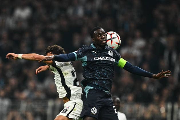 Besiktas v Olympique Marseille - UEFA Europa League ISTANBUL, TURKIYE - SEPTEMBER 17: Ilhan Fakili (L) of Besiktas in action against Timothy Weah (R) of Olympique Marseille during the UEFA Europa League Week 1 match between Besiktas and Olympique Marseille at Tupras Stadium in Istanbul, Turkiye, on September 17, 2026. Hakan Akgun Anadolu Istanbul Turkey. Editorial use only. Please get in touch for any other usage.  Copyright: x2026xAnadoluxHakanxAkgunx