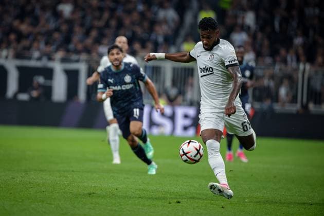 Besiktas JK vs Marseille UEFA Europa League - League Phase MD1 Amir Murillo of Besiktas JK passes the ball during the UEFA Europa League 2026 27 League Phase MD1 match between Besiktas JK and Marseille at Tupras Stadium in Istanbul, Turkey, on September 17, 2026 Istanbul Turkey  Copyright: xBurakxBasturkx