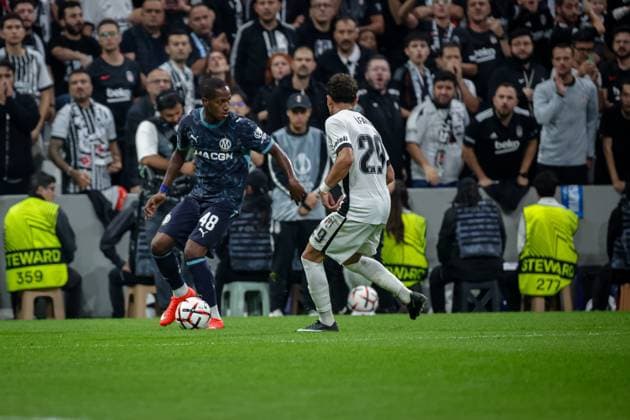 Besiktas JK vs Marseille UEFA Europa League - League Phase MD1 Keyliane Abdallah of Olympique de Marseille in action during the UEFA Europa League 2026 27 League Phase MD1 match between Besiktas JK and Marseille at Tupras Stadium in Istanbul, Turkey, on September 17, 2026 Istanbul Turkey  Copyright: xBurakxBasturkx