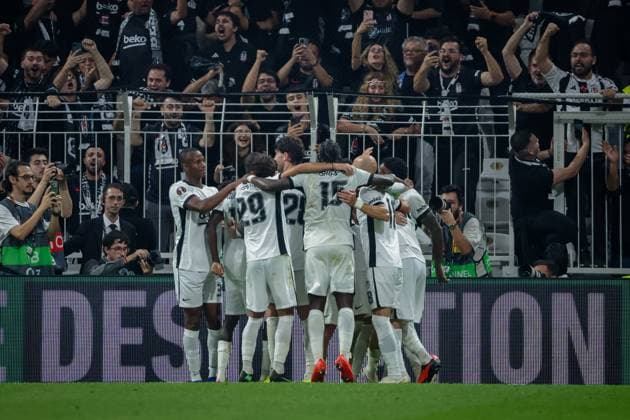 Besiktas JK vs Marseille UEFA Europa League - League Phase MD1 Besiktas celebrates the goal during the UEFA Europa League 2026 27 League Phase MD1 match between Besiktas JK and Marseille at Tupras Stadium in Istanbul, Turkey, on September 17, 2026 Istanbul Turkey  Copyright: xBurakxBasturkx