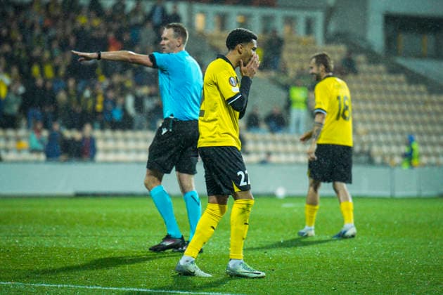 Europa League soccer 2026–2027 Lillestrom SCU Torreense Lillestrom 20260917 Lillestrom’s Daniel Joshua Bassi Jakobsen during the Europa League soccer match between Lillestrom and SCU Torreense at Arasen Photo: Stian Lysberg Solum NTB Lillestrom Norway EDITORIAL USE ONLY RESTRICTED USE FOR BETTING COMPANIES  Copyright: xStianxLysbergxSolumx xNTBx