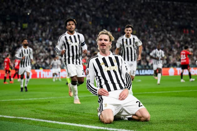 Juventus FC v NEC Nijmegen - UEFA Europa League Nick Woltemade of Juventus FC celebrates after scoring a goal during the UEFA Europa League 2026 27 league phase football match between Juventus FC and NEC Nijmegen. Turin Italy Copyright: xNicolòxCampox