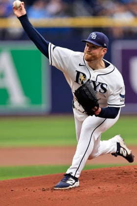 September 17, 2026, St. Petersburg, Florida, USA: Tampa Bay Rays starting pitcher Drew Rasmussen (57) delivers a pitch during an MLB, Baseball Herren, USA game against the Athletics on September 17, 2026 at Tropicana Field. The Rays beat the Athletics 10-1 and swept the series. MLB 2026: Tampa Bay Rays 10 : 1 Athletics  - ZUMAh180 20260917_zsp_h180_024 Copyright: xKimxHukarix
