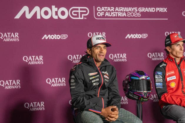 MOTORSPORTS - MotoGP - Austrian Grand Prix Photo by IPA ABACAPRESS.COM88640911 - Jorge Martin (Aprilia Racing) during the pre-race press conference, PK, Pressekonferenz for the Austrian MotoGP Grand Prix at the Red Bull Ring racetrack in Spielberg, Austria, on September 17, 2026. Austria Austria  Copyright: xIPAxSport ABACAx