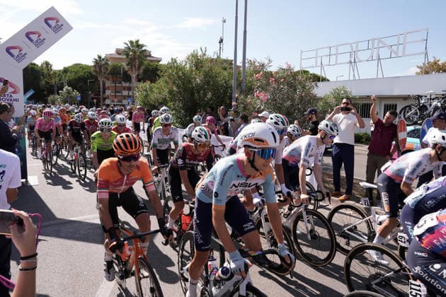 Start race during the Giro d™Abruzzo, stage 4 from Silvi to Controguerra (182 km) - Abruzzo, Italy - Friday, September 18, 2026. - cycling.  Copyright: xMassimoxPaolone LaPressex