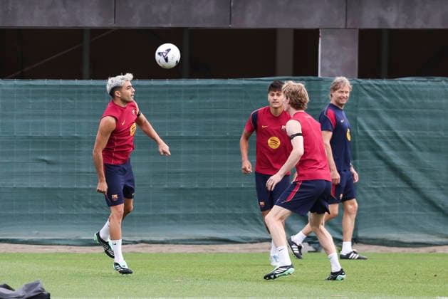 September 18, 2026, Sant Joan Despi, Barcelona, Spain: Pedri during the training day of FC Barcelona, Barca ahead the Spanish League, Laliga EA Sports, football match against Sevilla FC at Ciudad Esportiva Joan Gamper on September 18, 2026 in Sant Joan Despi, Barcelona, Spain. FC Barcelona Training And press conference, PK, Pressekonferenz - LaLiga EA Sports  - ZUMAa181 20260918_zaa_a181_006 Copyright: xJavierxBorregox