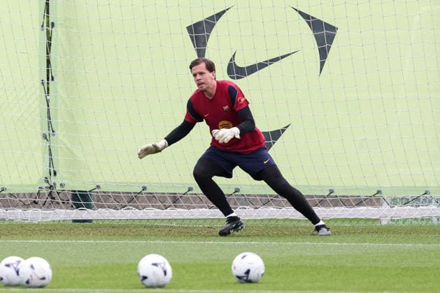 September 18, 2026, Sant Joan Despi, Barcelona, Spain: Wojciech Szczesny during the training day of FC Barcelona, Barca ahead the Spanish League, Laliga EA Sports, football match against Sevilla FC at Ciudad Esportiva Joan Gamper on September 18, 2026 in Sant Joan Despi, Barcelona, Spain. FC Barcelona Training And press conference, PK, Pressekonferenz - LaLiga EA Sports  - ZUMAa181 20260918_zaa_a181_015 Copyright: xJavierxBorregox